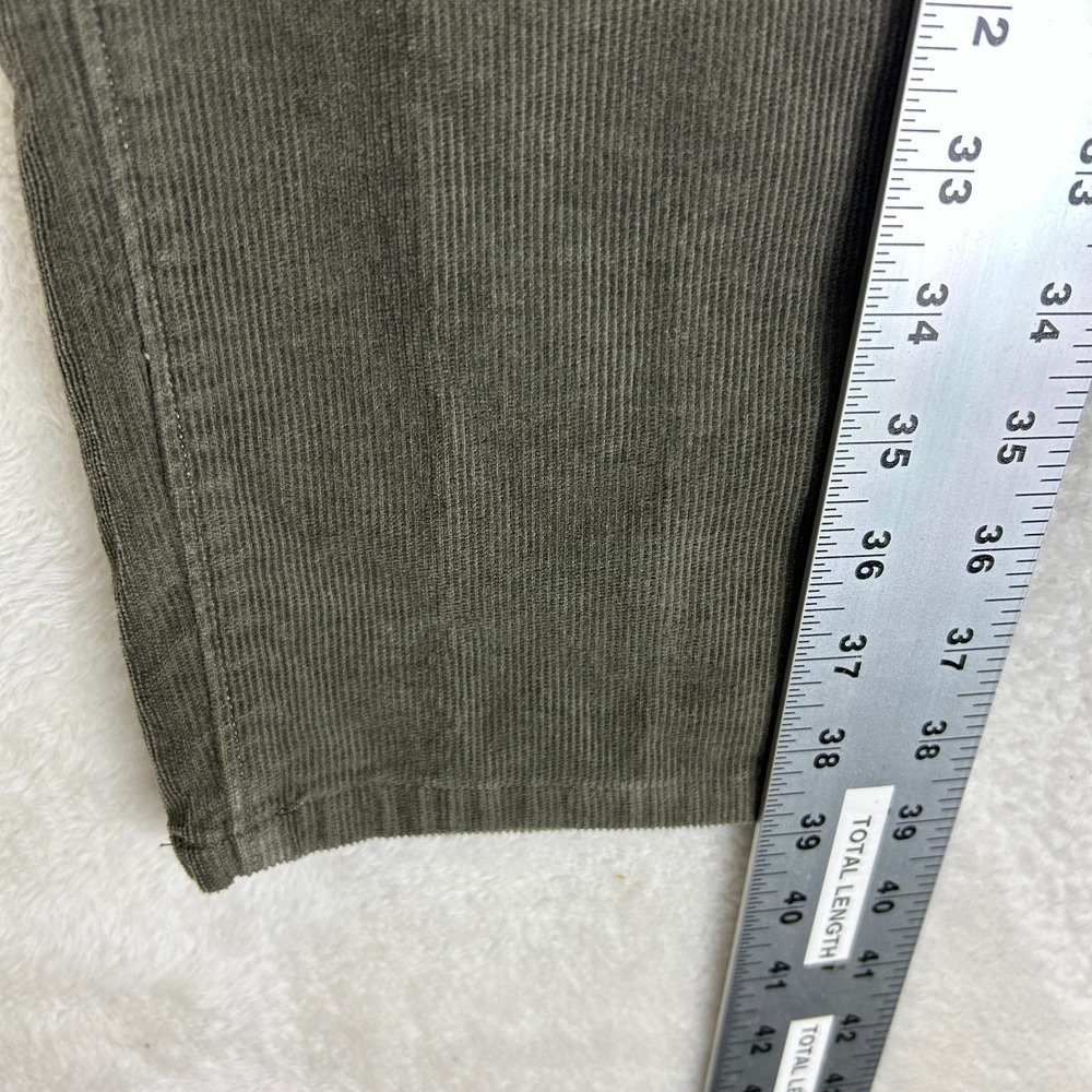 Bonobos Corduroy Pants Mens 33x30 Olive Green Slim Athletic Straight Fit Casual - Picture 14 of 16
